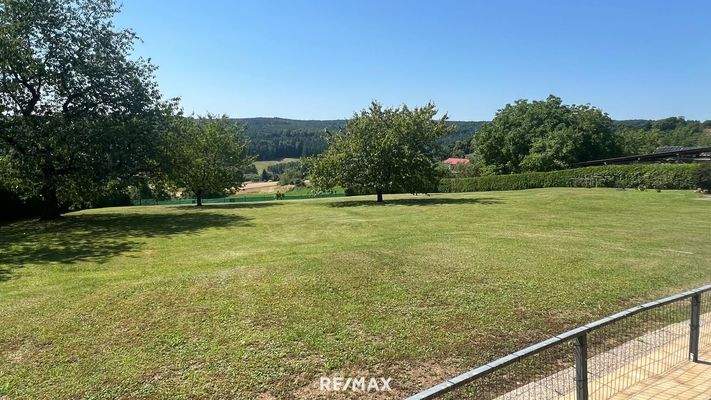 Blick von der Terrasse