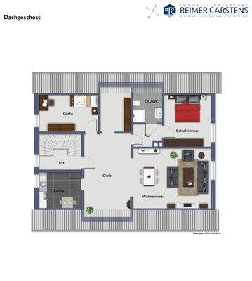 Hauptstraße 7, Lohe-Föhrden Grundriss Dachgeschoss