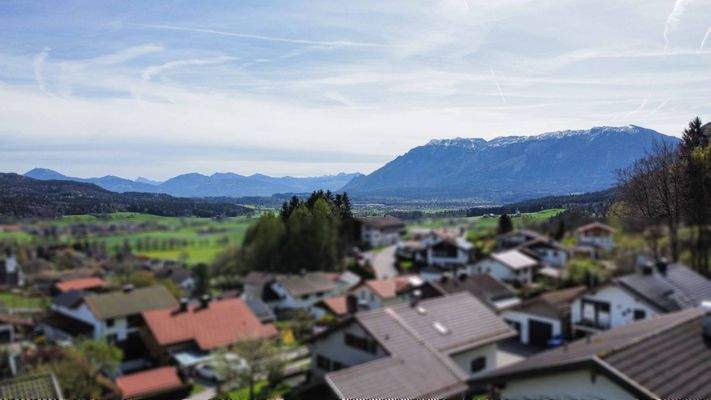 Mit Blick auf die Berge! 
