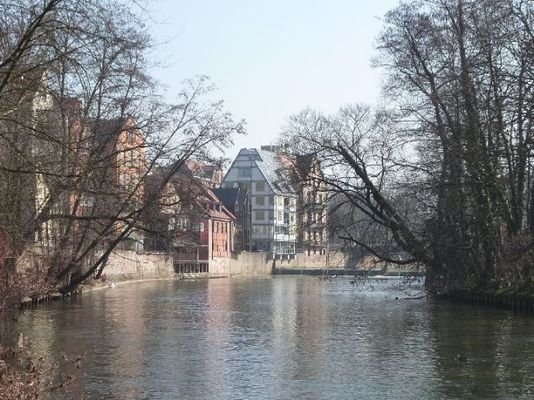 03: Pegnitz nur 85m vom Haus entfernt!