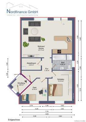 Wohneinheit Erdgeschoss 