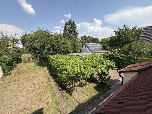 Großer Garten mit Obstbäume