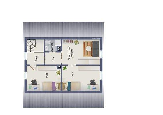 Grundriss Dachgeschoss