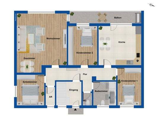 Grundriss Erdgeschoss