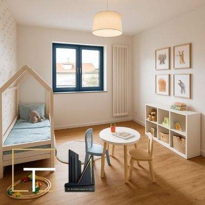 Kinderzimmer mit Spielbereich