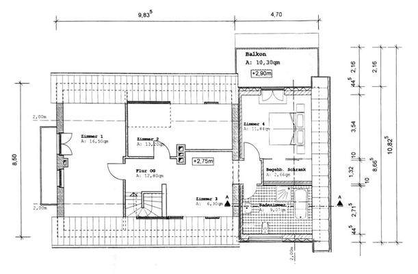 Grundriss Dachgeschoss