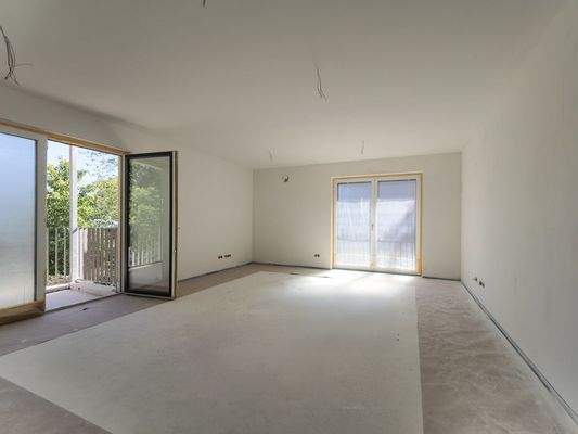 Wohn-/Esszimmer l Aktueller Baufortschritt