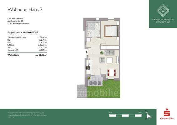 Grundriss Wohnung 2.2