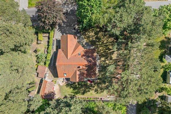 Blick auf Grundstück