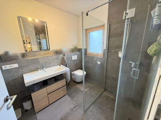 Bad / WC mit ebenerdiger Dusche