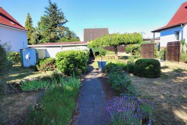 Blick Richtung Straße