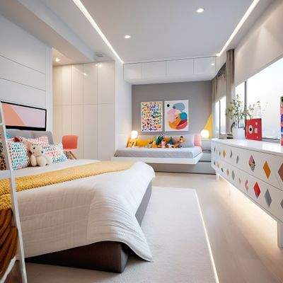 Kinderzimmer KI gestaltet