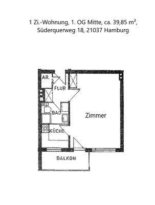 Grundriss_Süderquerweg 18_1. OG Mitte