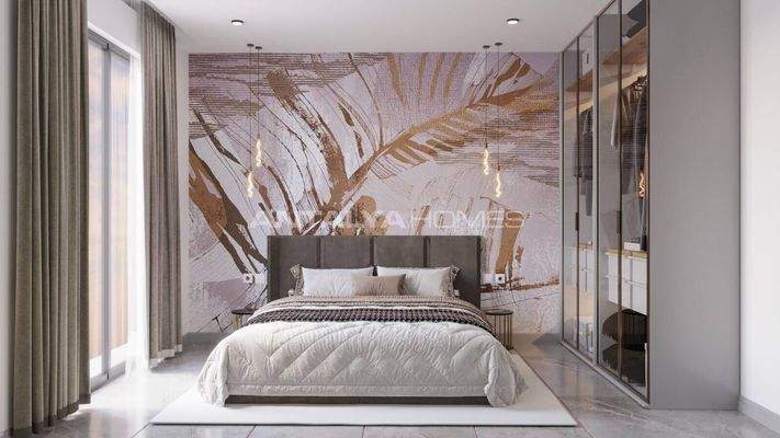 Apartments 3 Km from Cleopatra Beach in Alanya