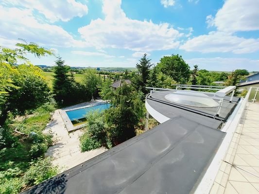 Fernblick vom Balkon