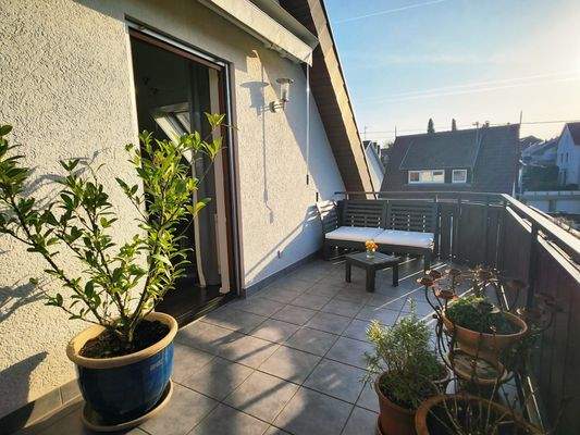 Balkon - Sonnenuntergang