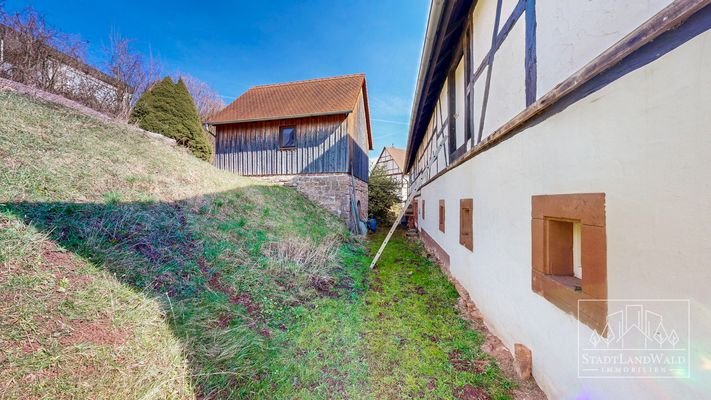 Weg zum Gewölbekeller