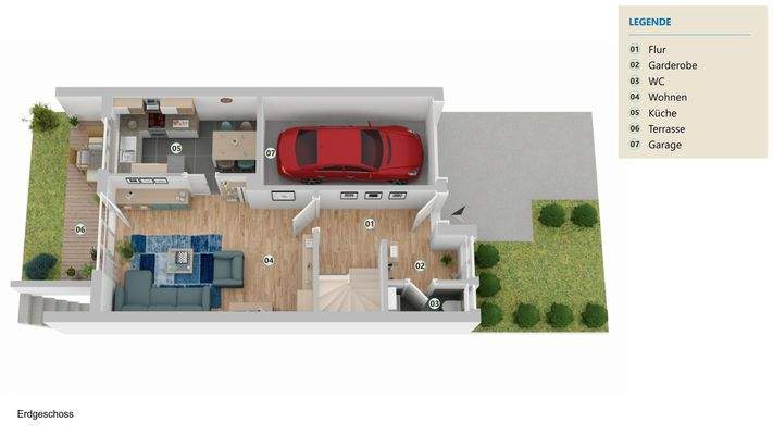 Grundriss Erdgeschoss