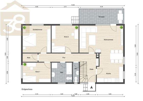 Beispiel-Grundriss EG