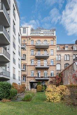 Hausansicht vom Innenhof