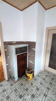 Kachelofen im Obergeschoss