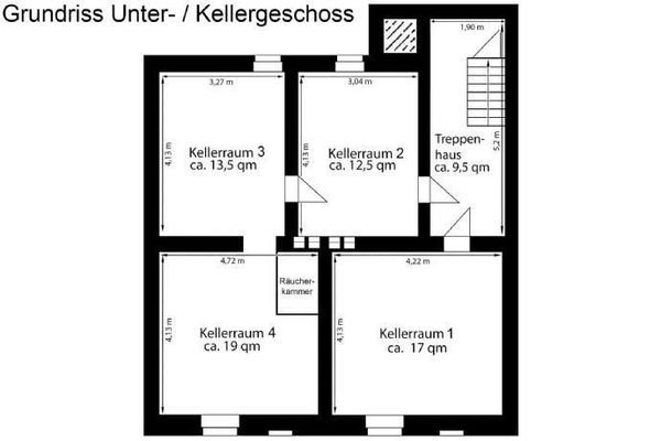 Grundriss Keller