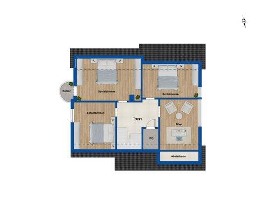 Grundriss Dachgeschoss