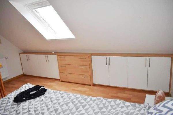 Großer Einbauschrank im Schlafzimmer