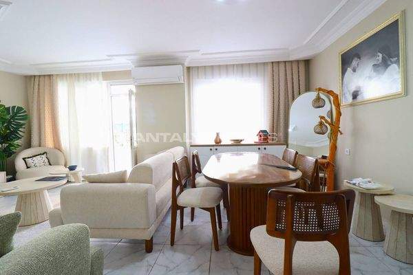 Garden Floor Flat for Sale in Beyazgül Complex, Mersin Tece