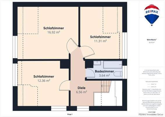 Grundriss Obergeschoss