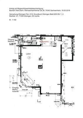 Grundriss EG-Laden rfechts