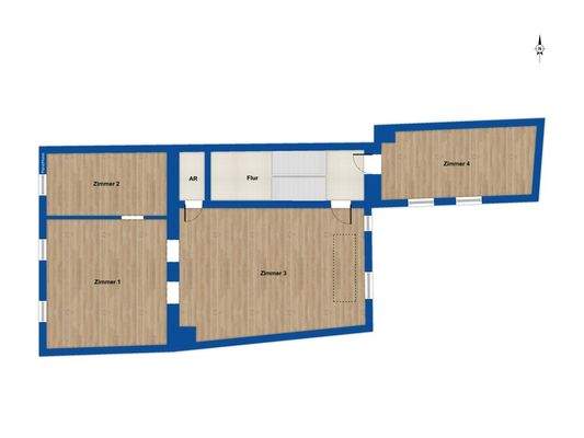 Grundriss - 1. Obergeschoss