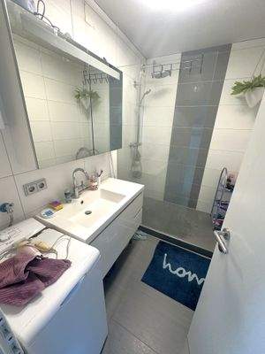 Blick ins Badezimmer