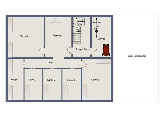 unverbindlicher Grundriss Keller