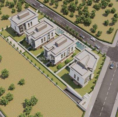 Mountain View Apartments with Communal Pool in Antalya Konyaalti