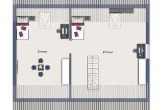 Grundriss beispielmöbliert DG