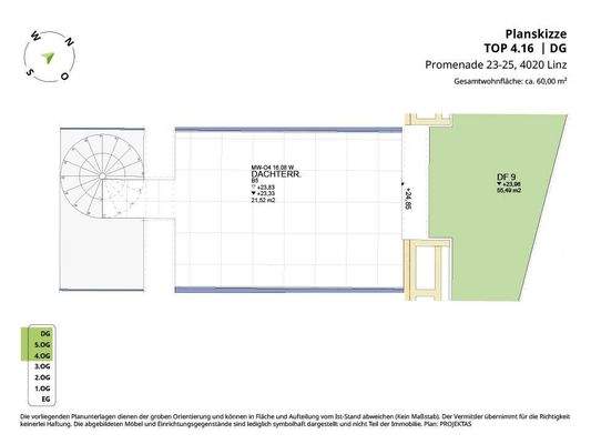 Planskizze Top 4.16 - DG