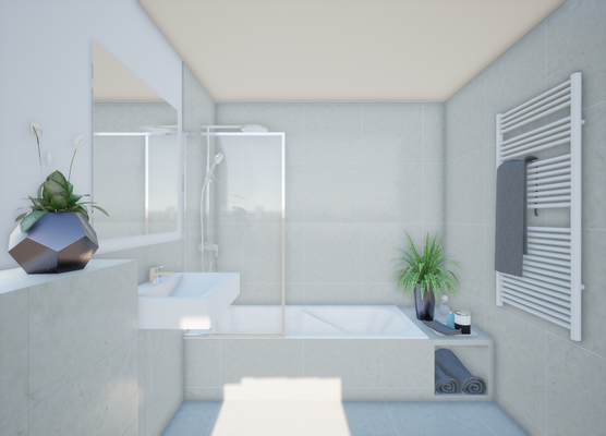 Bad (Visualisierung, Wohnbeispiel)