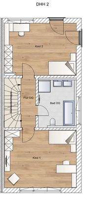 Obergeschoss DHH 2