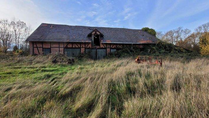 Westansicht ehemaliges Stallgebäude
