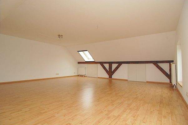 Auagebauter Spitzboden