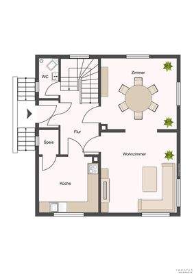 Grundriss Erdgeschoss 