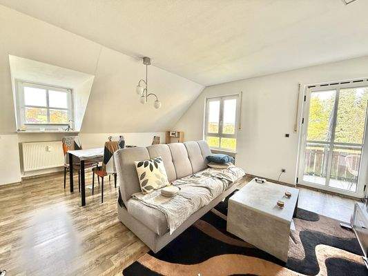 helles Wohn-/Esszimmer