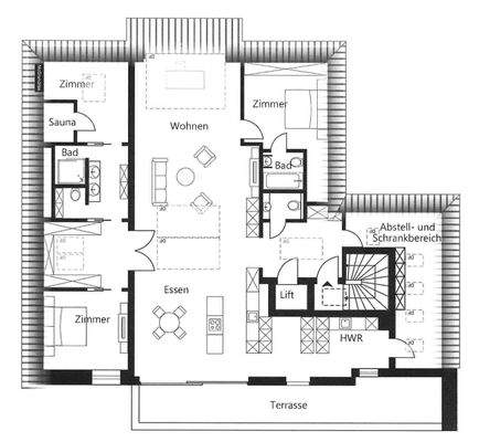 Wohnungsgrundriss