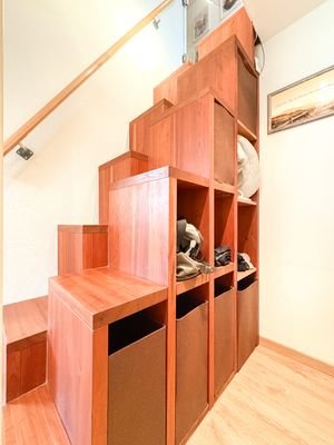 Treppe mit Stauraum