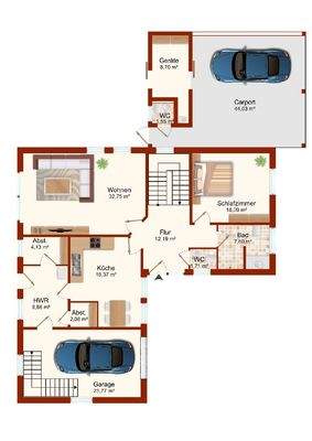 Grundriss Erdgeschoss