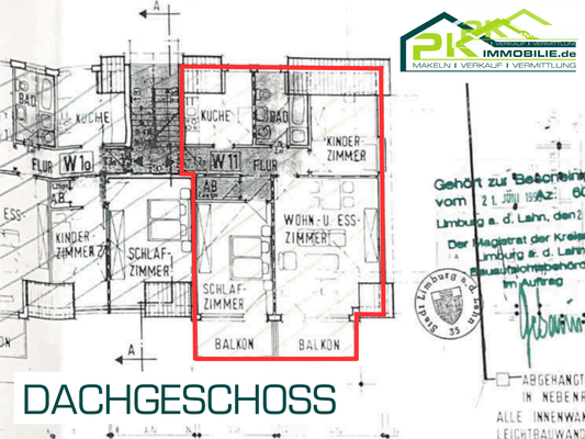 Grundriss Dachgeschoss