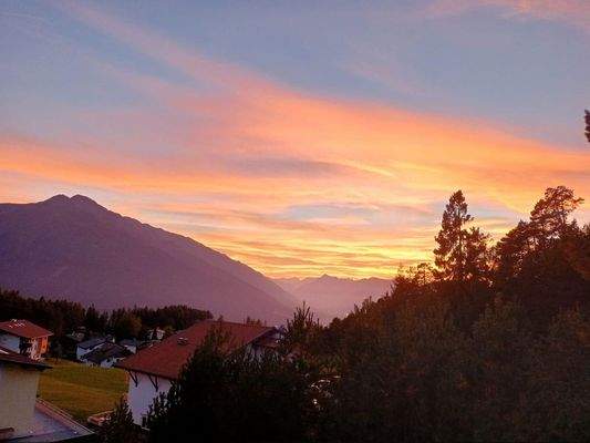 Mösern  Sonnenuntergang