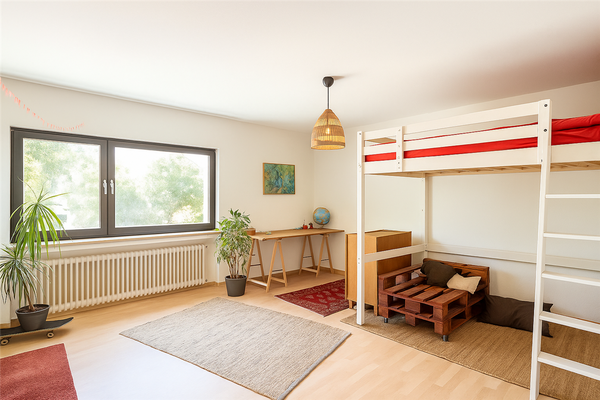 Schlafzimmer, aktuell Kinderzimmer