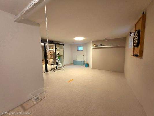 Geräumiger Hobbyraum